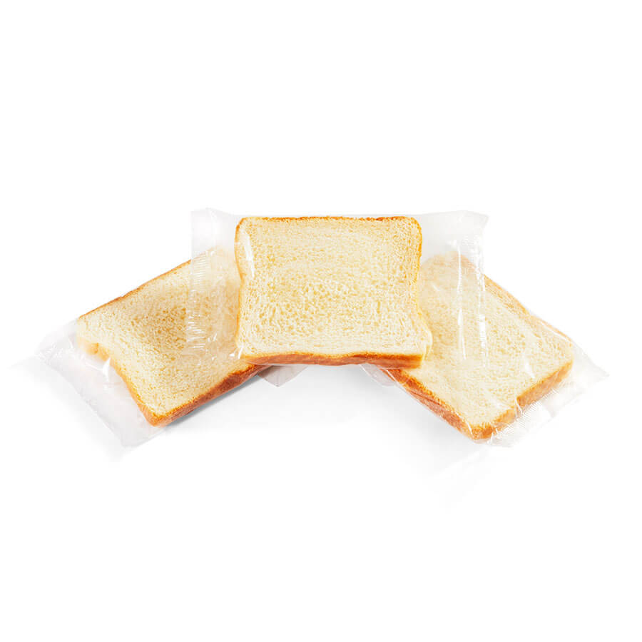 Individually Wrapped White Bread Slice